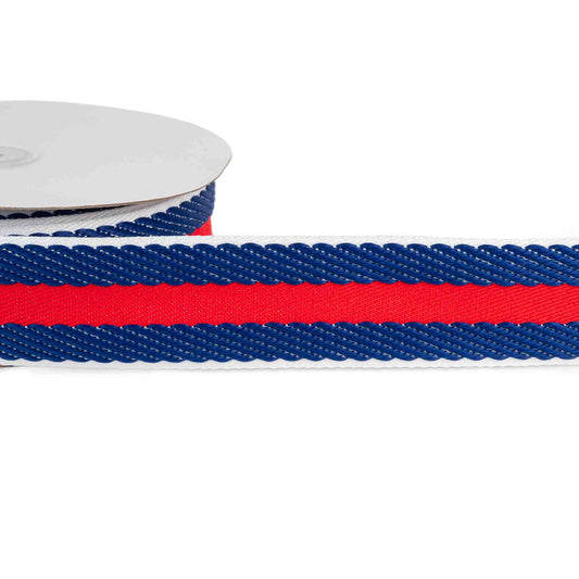 Herringbone Stripe Webbing 40mm