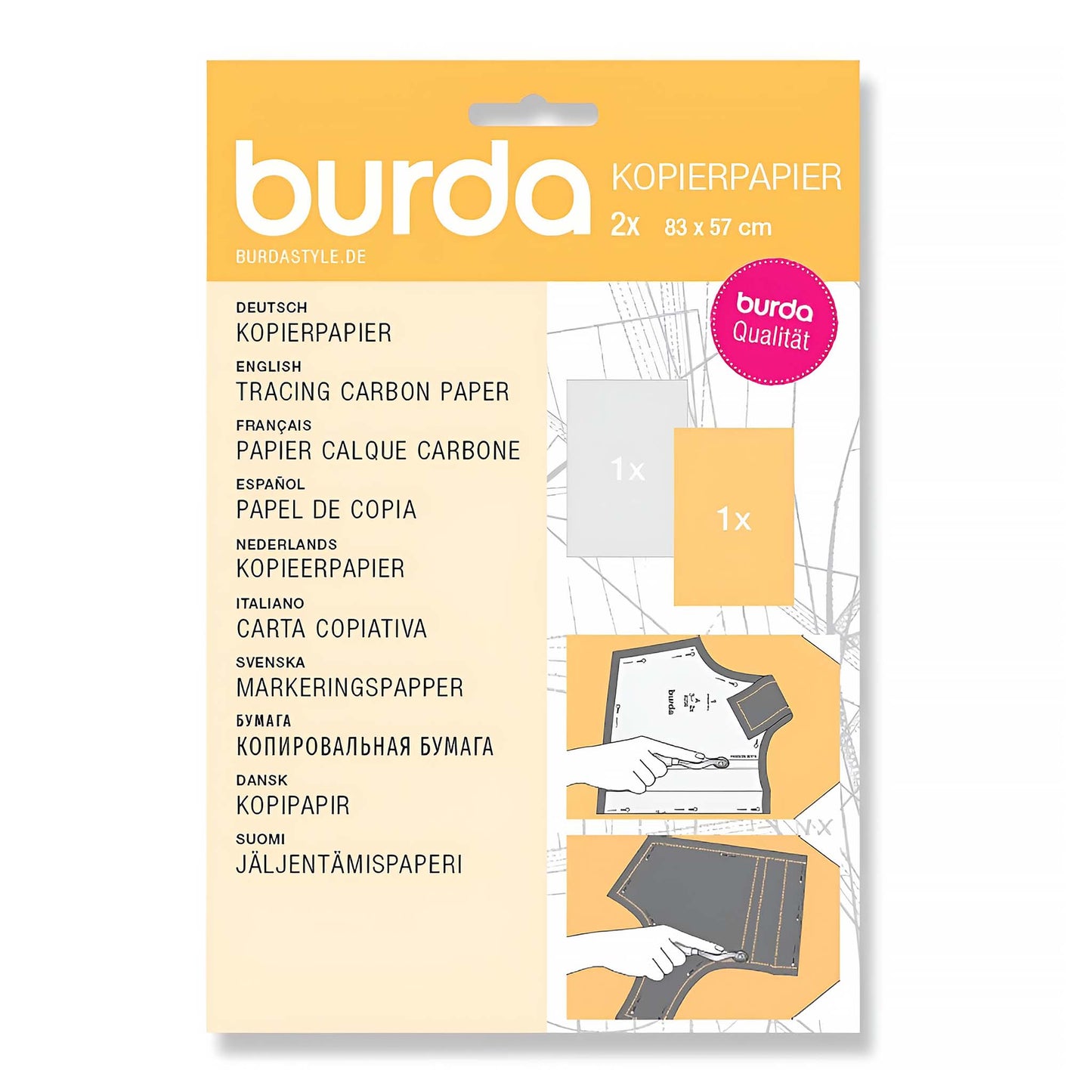 Burda Carbon Pattern Tracing Paper