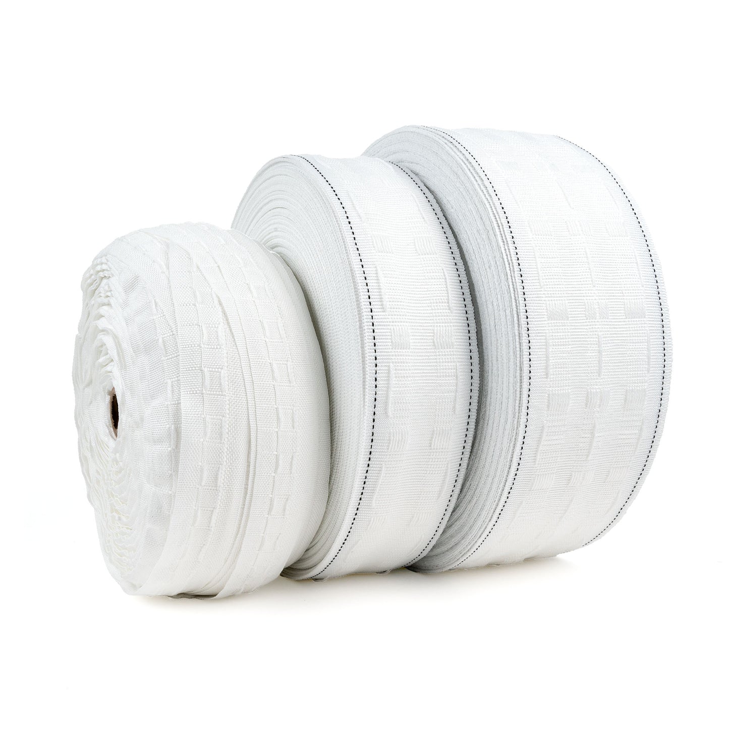 3 Inch 75mm Pencil Pleat Curtain Heading Tape White