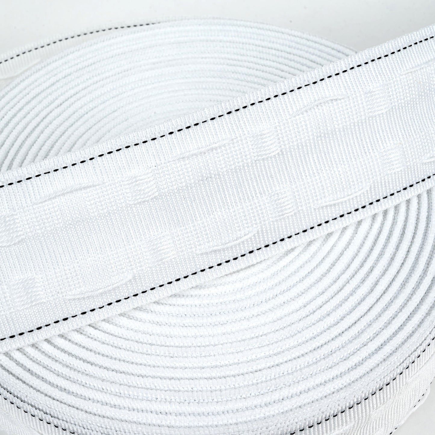 2 Inch 50mm Pencil Pleat Curtain Heading Tape White