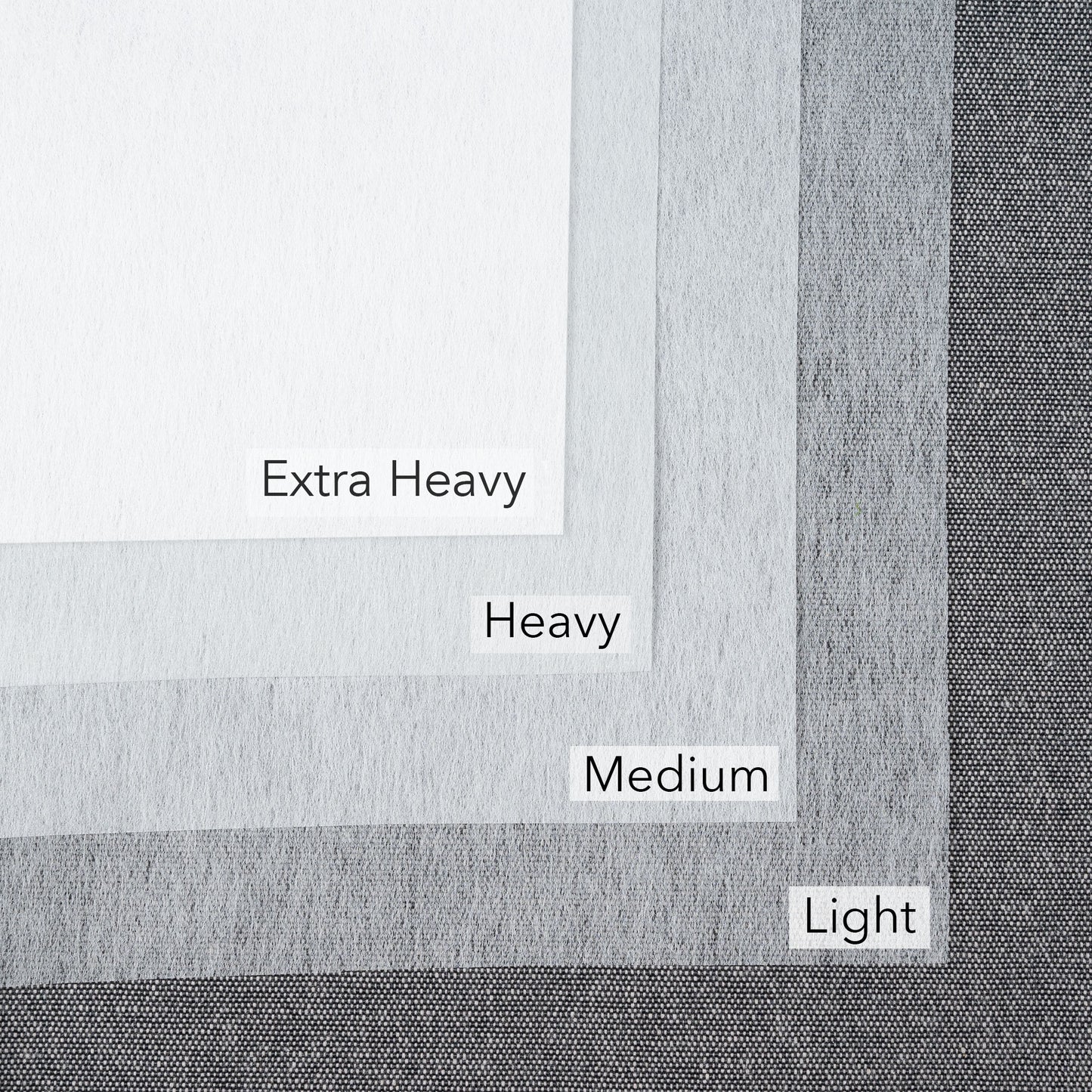 Iron On Fusible Interfacing White Light Weight