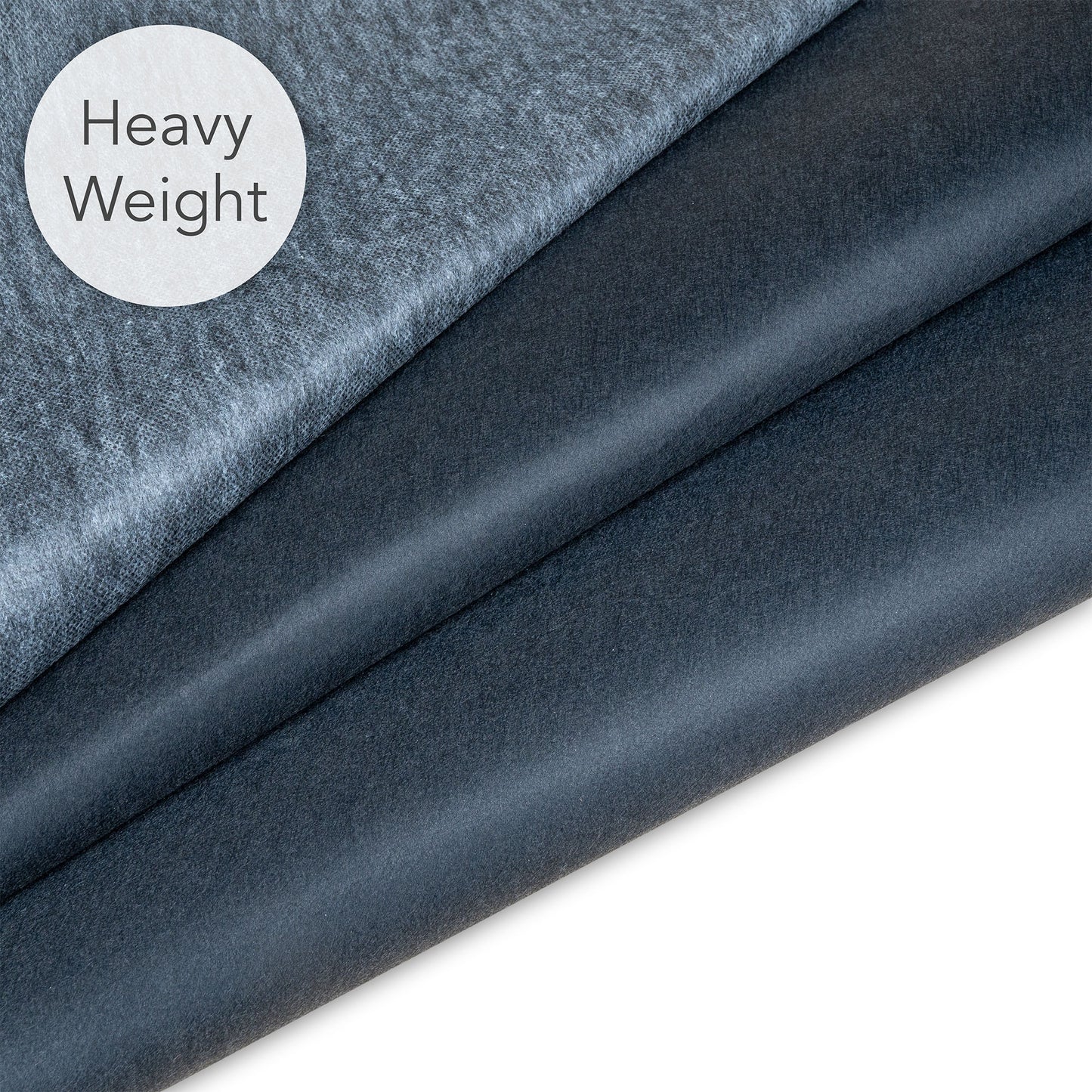 Iron On Fusible Interfacing Black Heavy Weight