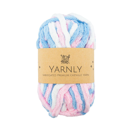 Yarnly Variegated Chenille Yarn