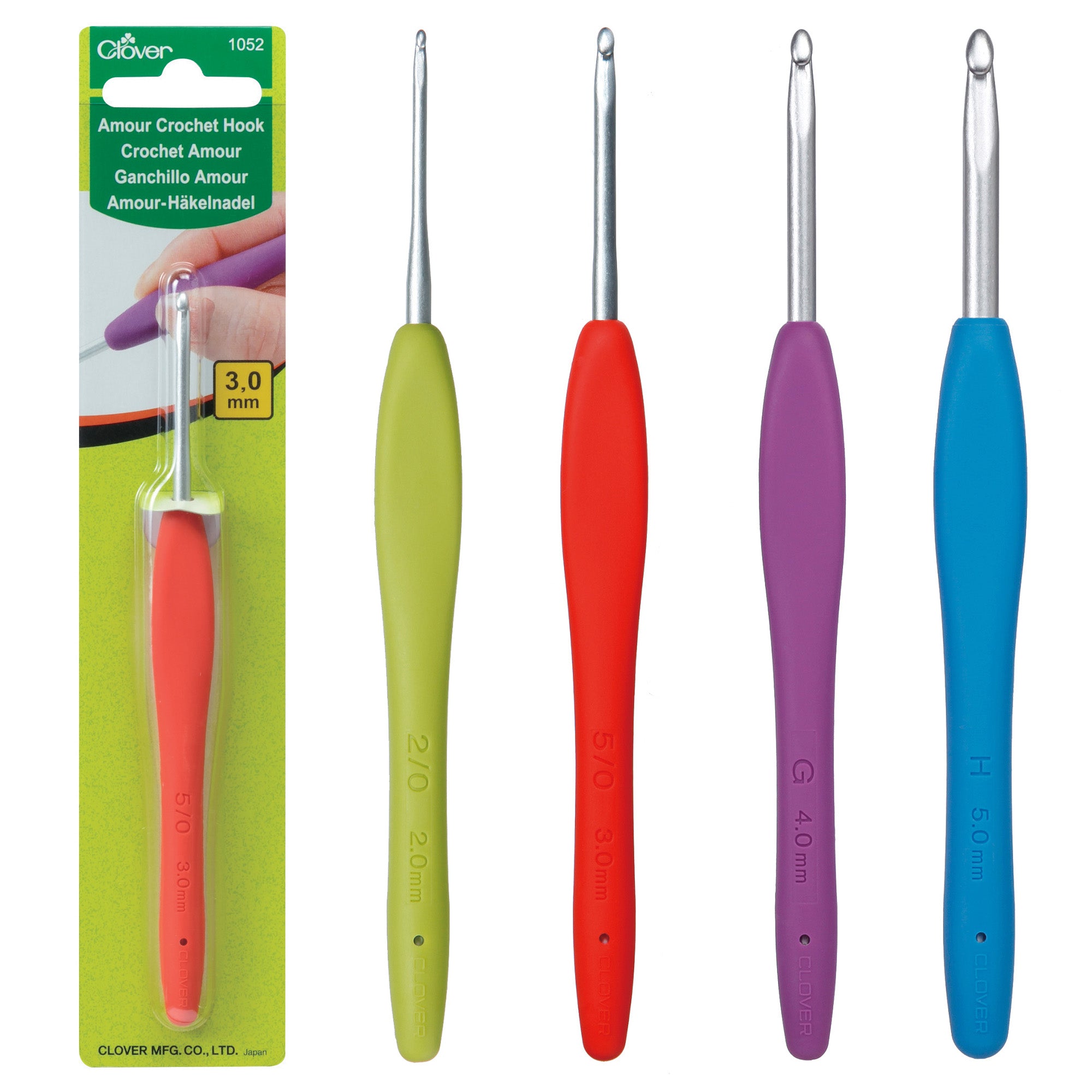 Ergonomic popular artful crochet hooks