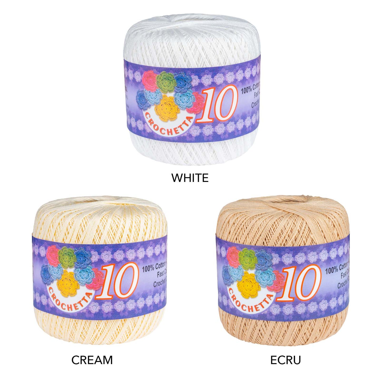 Crochetta Crochet Cotton No 10